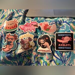 Cute Axolotl Sticker Set